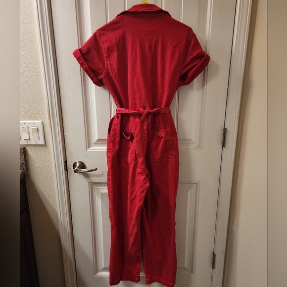 Skies are Blue red jumpsuit size medium - Picture 8 of 11